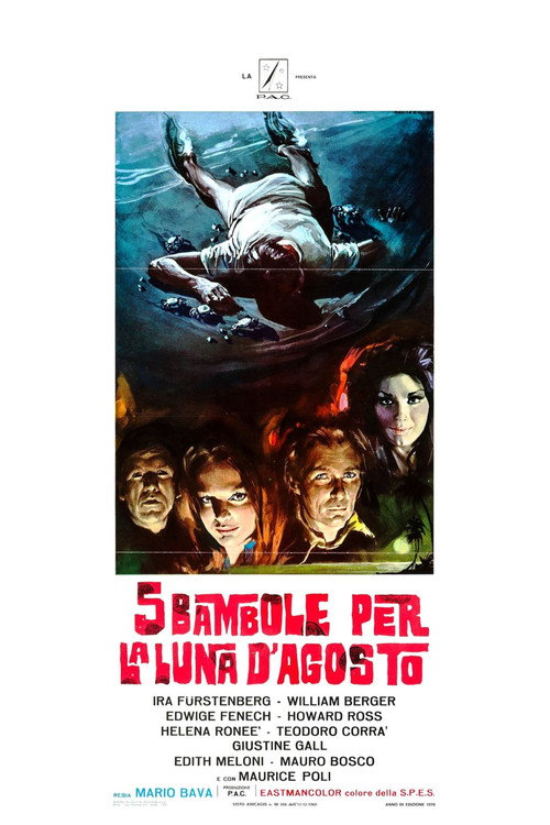 فيلم 5 bambole per la luna d’agosto 1970 مترجم كامل HD